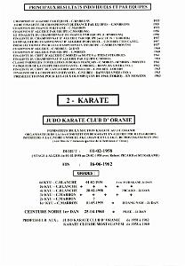 09 JUDO CLUB D ORANIE 9008PALMARES D YVES ORIOL ORAN0002